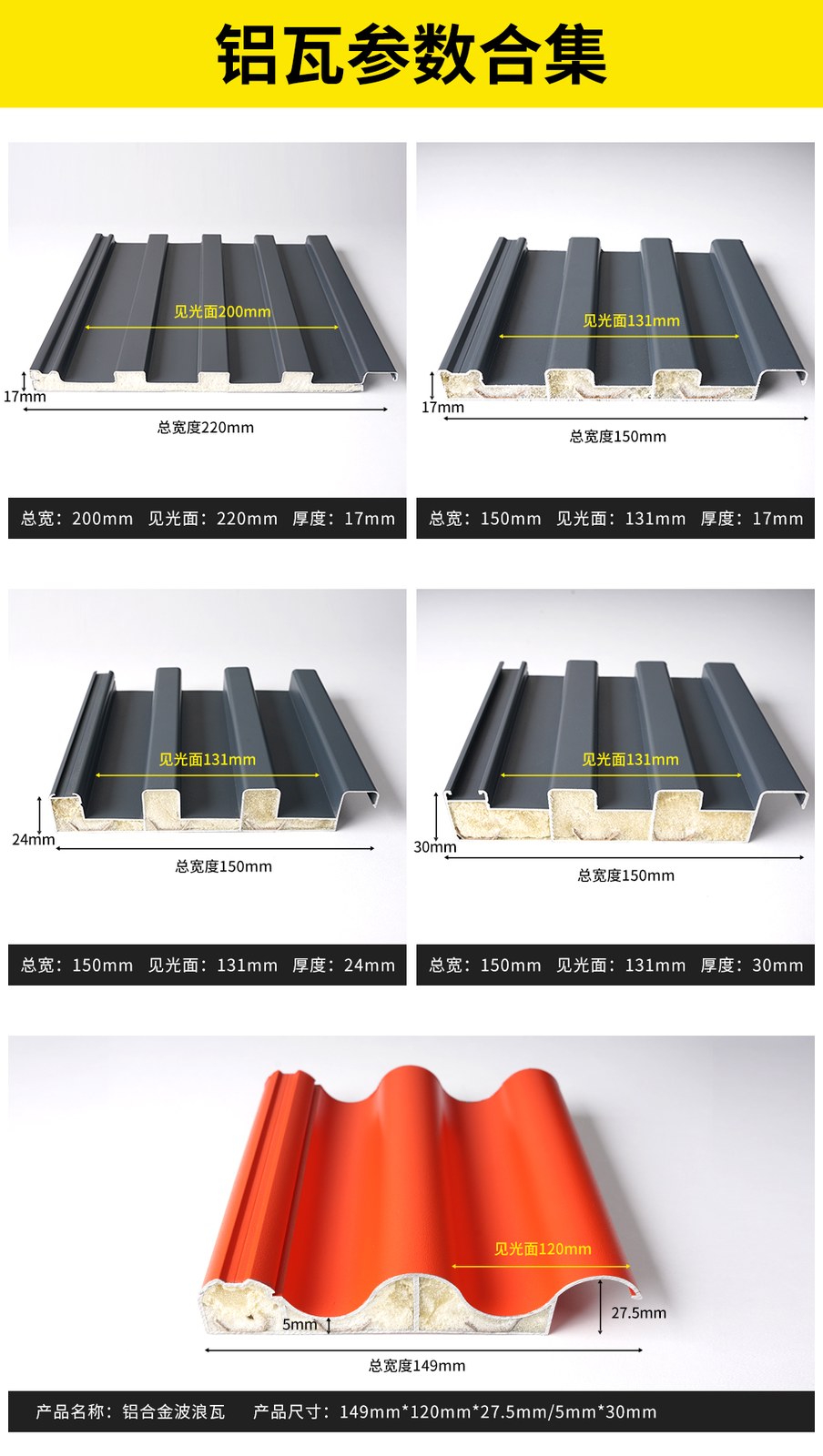 小瓦参数合集